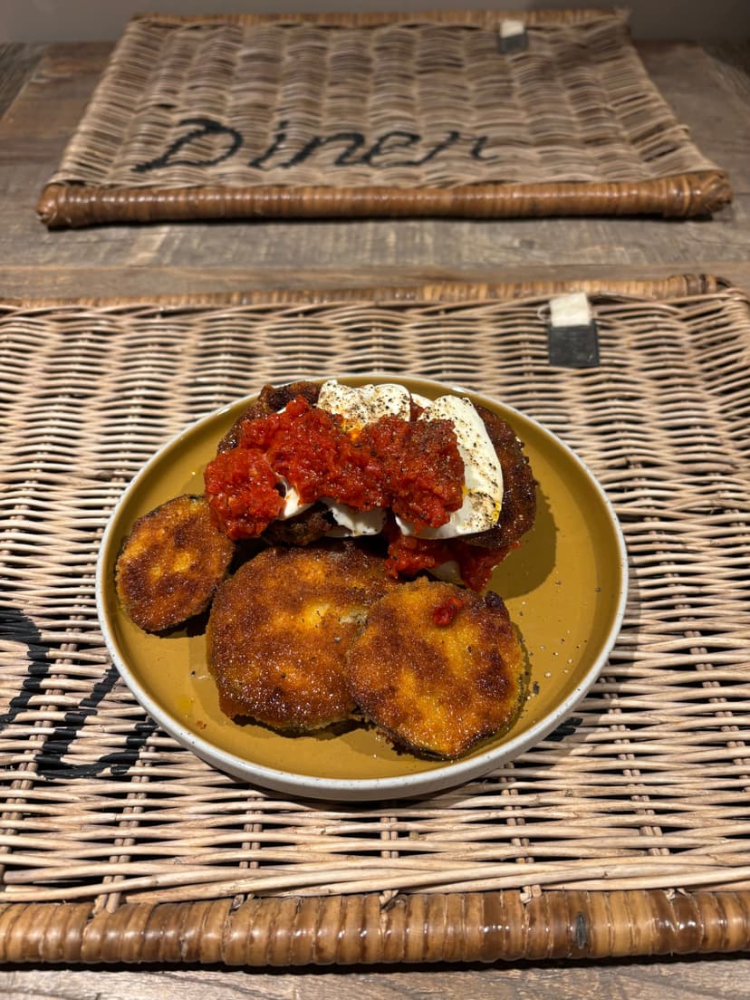 Aubergine Parmigiana (quick)